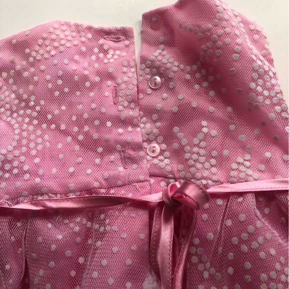 Pink Floral Baby Dress - Picture 5 of 9